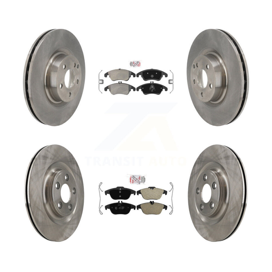 Front Rear Semi-Metallic Pads And Disc Brake Rotors Kit For Mercedes-Benz E400 K8A-107776