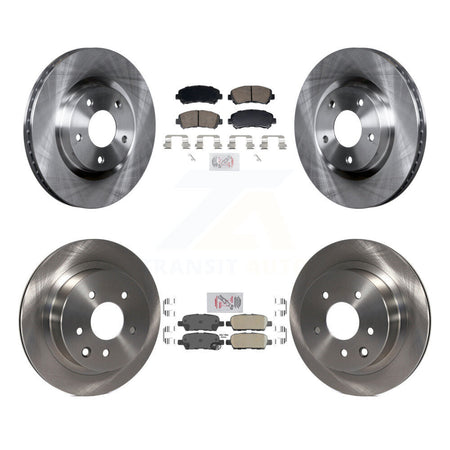 Front Rear Ceramic Pads And Disc Brake Rotors Kit For Nissan Rogue Select K8A-107778