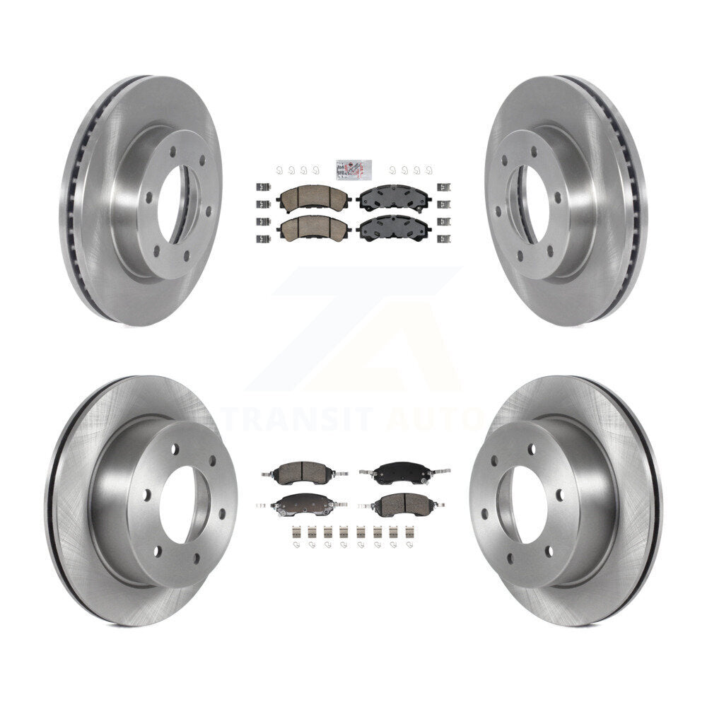 Front Rear Ceramic Pads And Disc Brake Rotors Kit For Ford Bronco K8A-107790