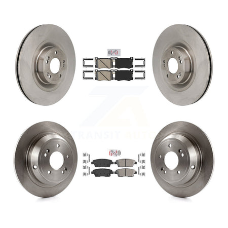 Front Rear Ceramic Pads And Disc Brake Rotors Kit For Hyundai Genesis G80 5.0L K8A-107791