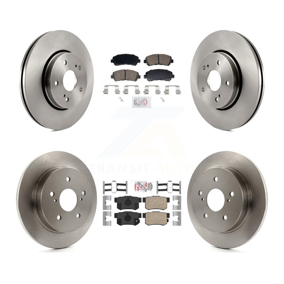 Front Rear Ceramic Pads And Disc Brake Rotors Kit For 2010-2013 Suzuki Kizashi K8A-107794