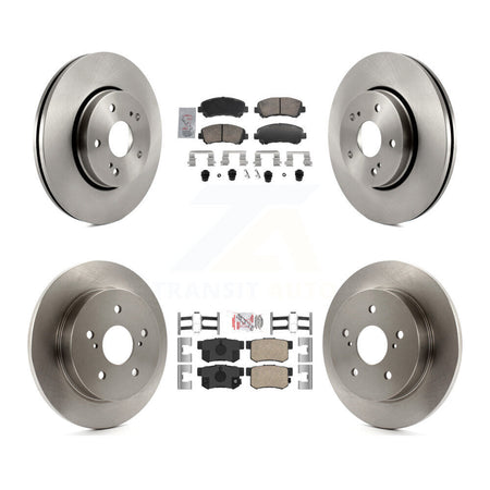 Front Rear Ceramic Pads And Disc Brake Rotors Kit For 2010-2013 Suzuki Kizashi K8A-107796