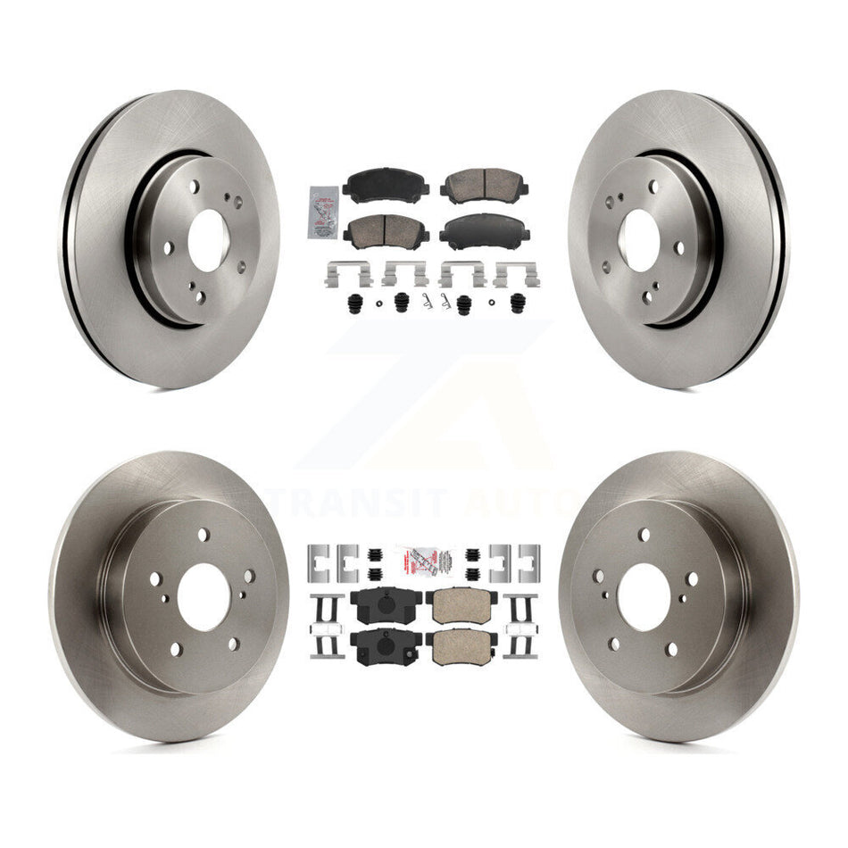 Front Rear Ceramic Pads And Disc Brake Rotors Kit For 2010-2013 Suzuki Kizashi K8A-107797