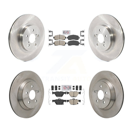 Front Rear Ceramic Pad & Brake Rotor Kit For Subaru Crosstrek With Electric Parking K8A-107804