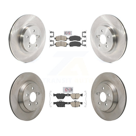 Front Rear Ceramic Pad & Brake Rotor Kit For Subaru Crosstrek With Electric Parking K8A-107805