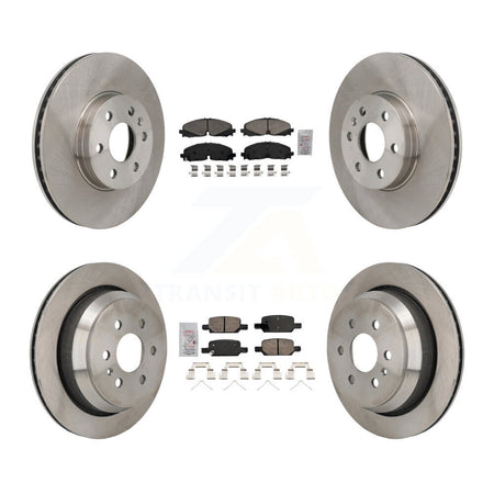 Front Rear Ceramic Pad & Disc Brake Rotor Kit For 2021-2022 Chevrolet Colorado GMC Canyon K8A-107806
