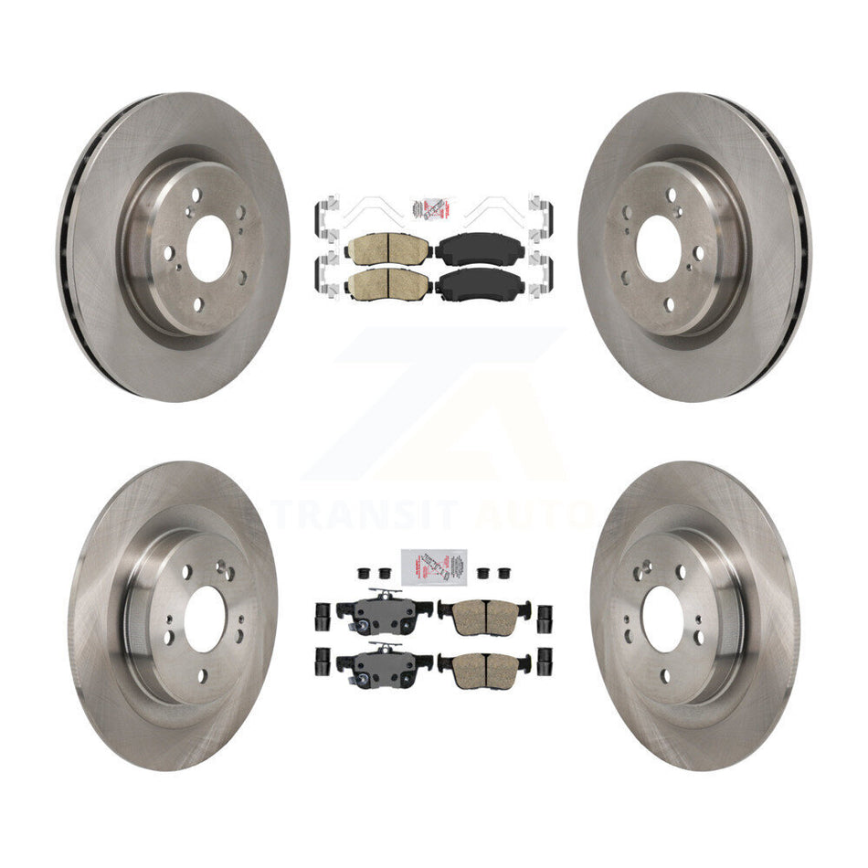 Front Rear Ceramic Pads And Disc Brake Rotors Kit For 2021-2023 Acura TLX 2.0L K8A-107824