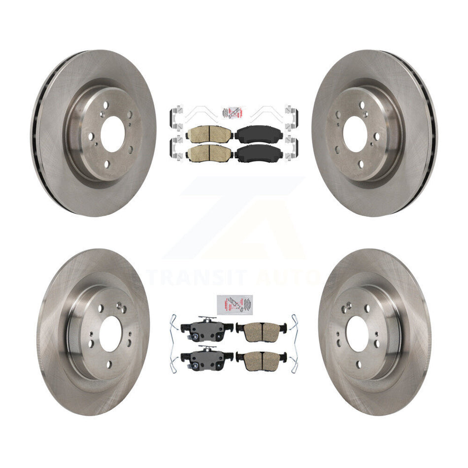 Front Rear Ceramic Pads And Disc Brake Rotors Kit For 2021-2023 Acura TLX 2.0L K8A-107825