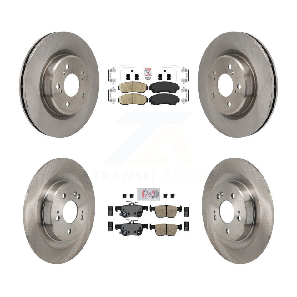 Front Rear Ceramic Pads And Disc Brake Rotors Kit For 2021-2023 Acura TLX 2.0L K8A-107826