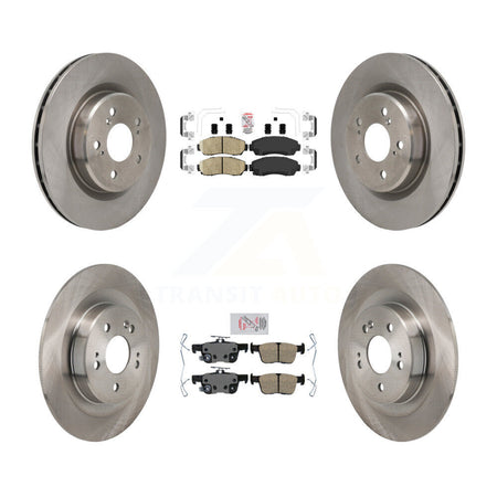 Front Rear Ceramic Pads And Disc Brake Rotors Kit For 2021-2023 Acura TLX 2.0L K8A-107827