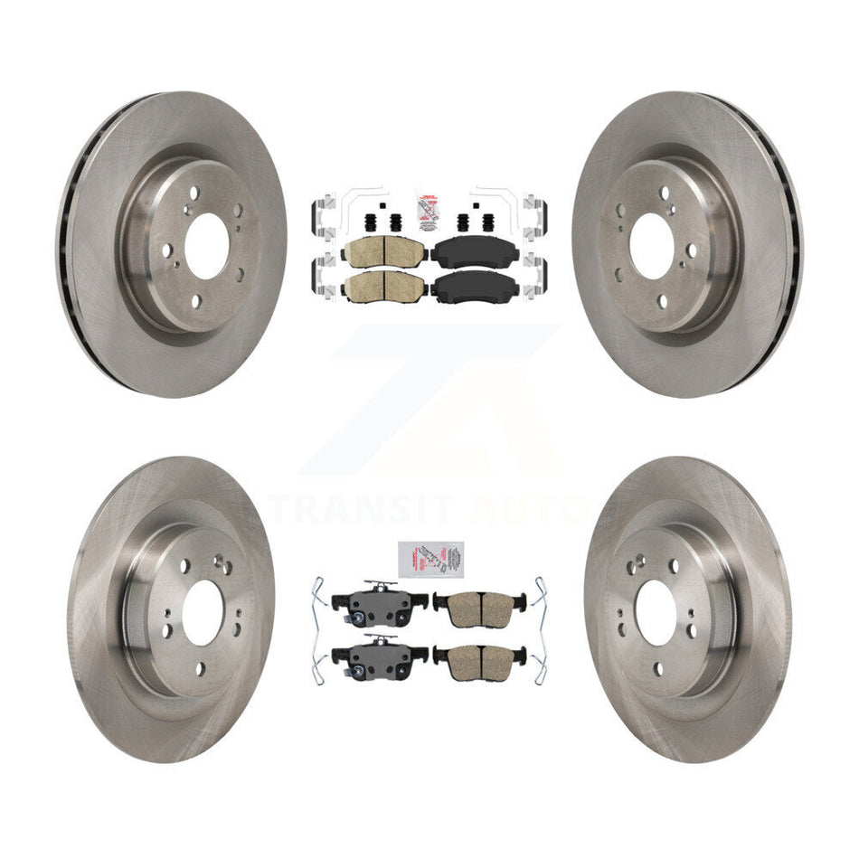 Front Rear Ceramic Pads And Disc Brake Rotors Kit For 2021-2023 Acura TLX 2.0L K8A-107827