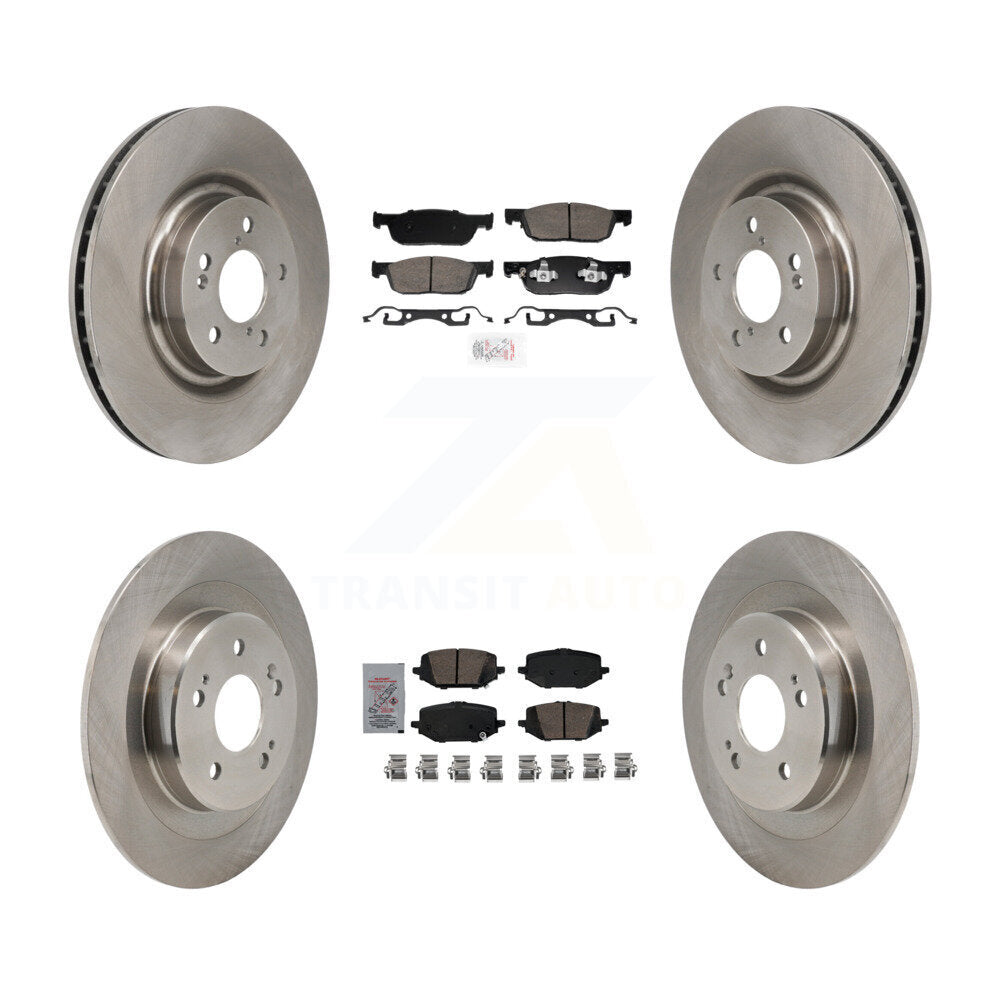 Front Rear Ceramic Pads And Disc Brake Rotors Kit For 2022-2023 Acura MDX 3.5L K8A-107831