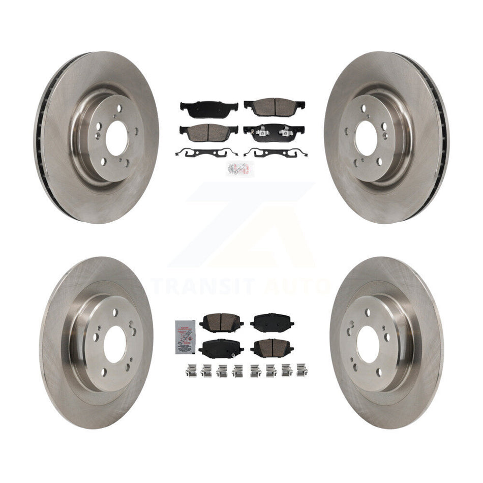 Front Rear Ceramic Pads And Disc Brake Rotors Kit For 2022-2023 Acura MDX 3.5L K8A-107831