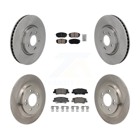 Front Rear Ceramic Pads And Disc Brake Rotors Kit For Hyundai Tucson Kia Sportage K8A-107836