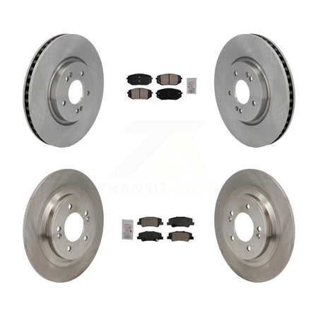 Front Rear Ceramic Pads And Disc Brake Rotors Kit For Hyundai Tucson Kia Sportage K8A-107837