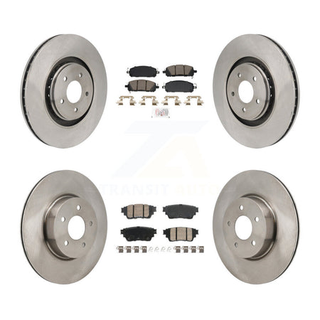 Front Rear Ceramic Pad & Brake Rotors Kit For Mitsubishi Outlander Nissan Pathfinder QX60 K8A-107838