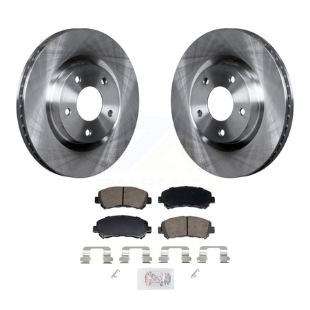 Front Disc Brake Rotors And Ceramic Pads Kit For Nissan Rogue Select K8A-107861