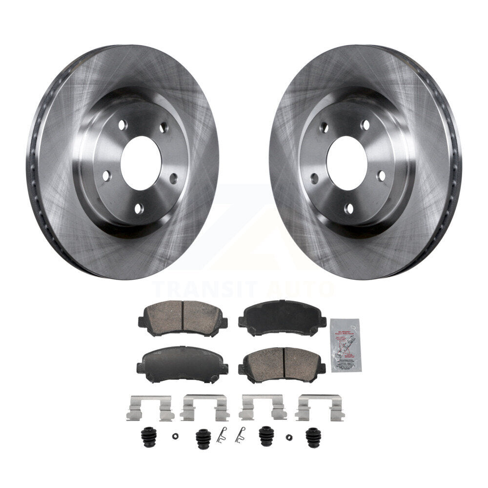 Front Disc Brake Rotors And Ceramic Pads Kit For Nissan Rogue Select K8A-107862