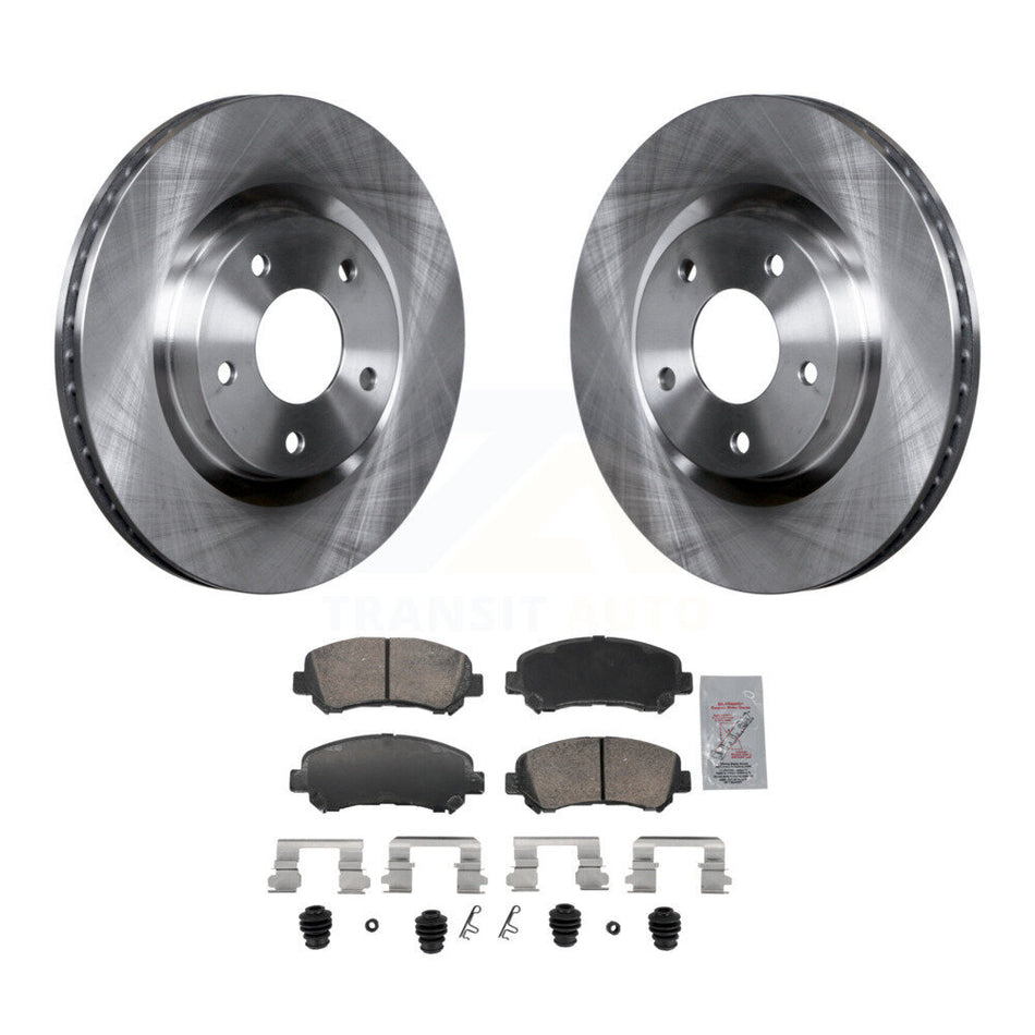 Front Disc Brake Rotors And Ceramic Pads Kit For Nissan Rogue Select K8A-107862