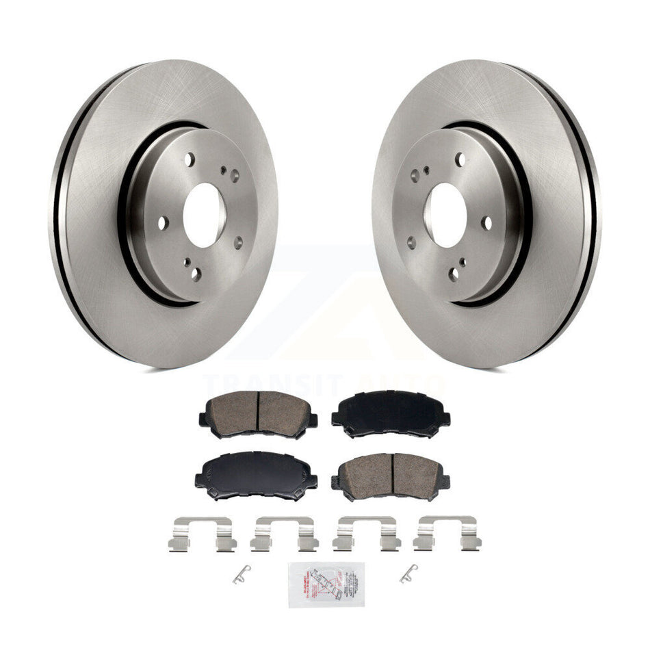 Front Disc Brake Rotors And Ceramic Pads Kit For 2010-2013 Suzuki Kizashi K8A-107863
