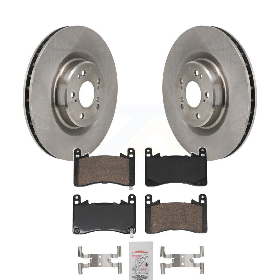 Front Disc Brake Rotors And Ceramic Pads Kit For Acura MDX TLX 3.0L K8A-107869