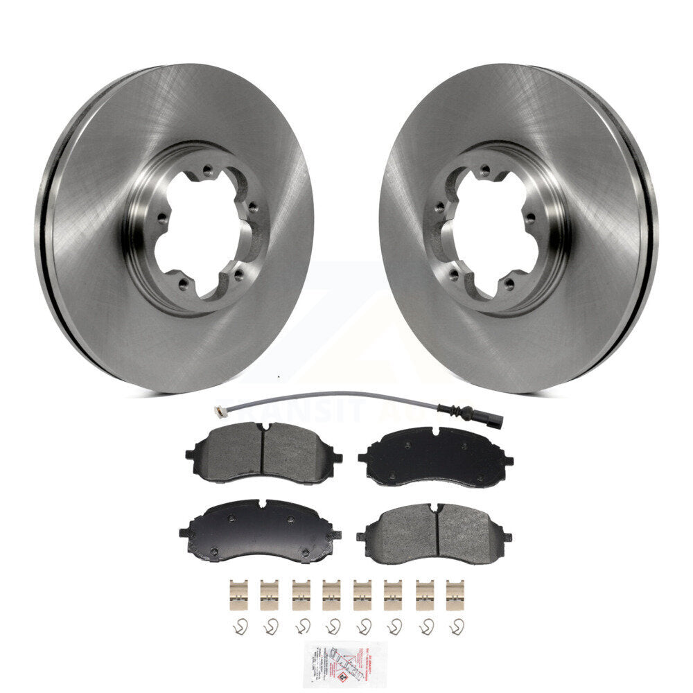Front Disc Brake Rotor & Semi-Metallic Pad Kit For Ford Transit-250 Transit-350 E-Transit K8A-107885