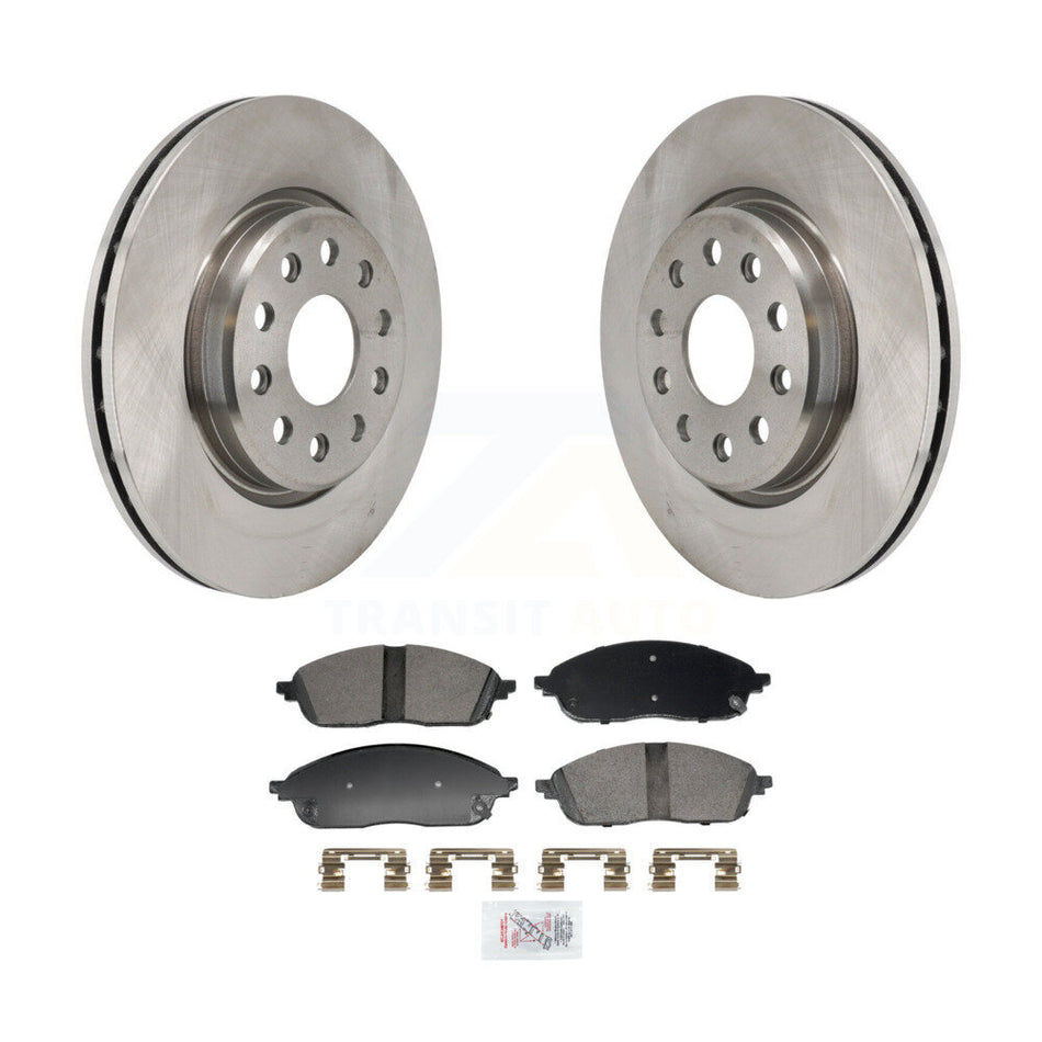 Front Disc Brake Rotors And Ceramic Pads Kit For Jeep Grand Cherokee L K8A-107889