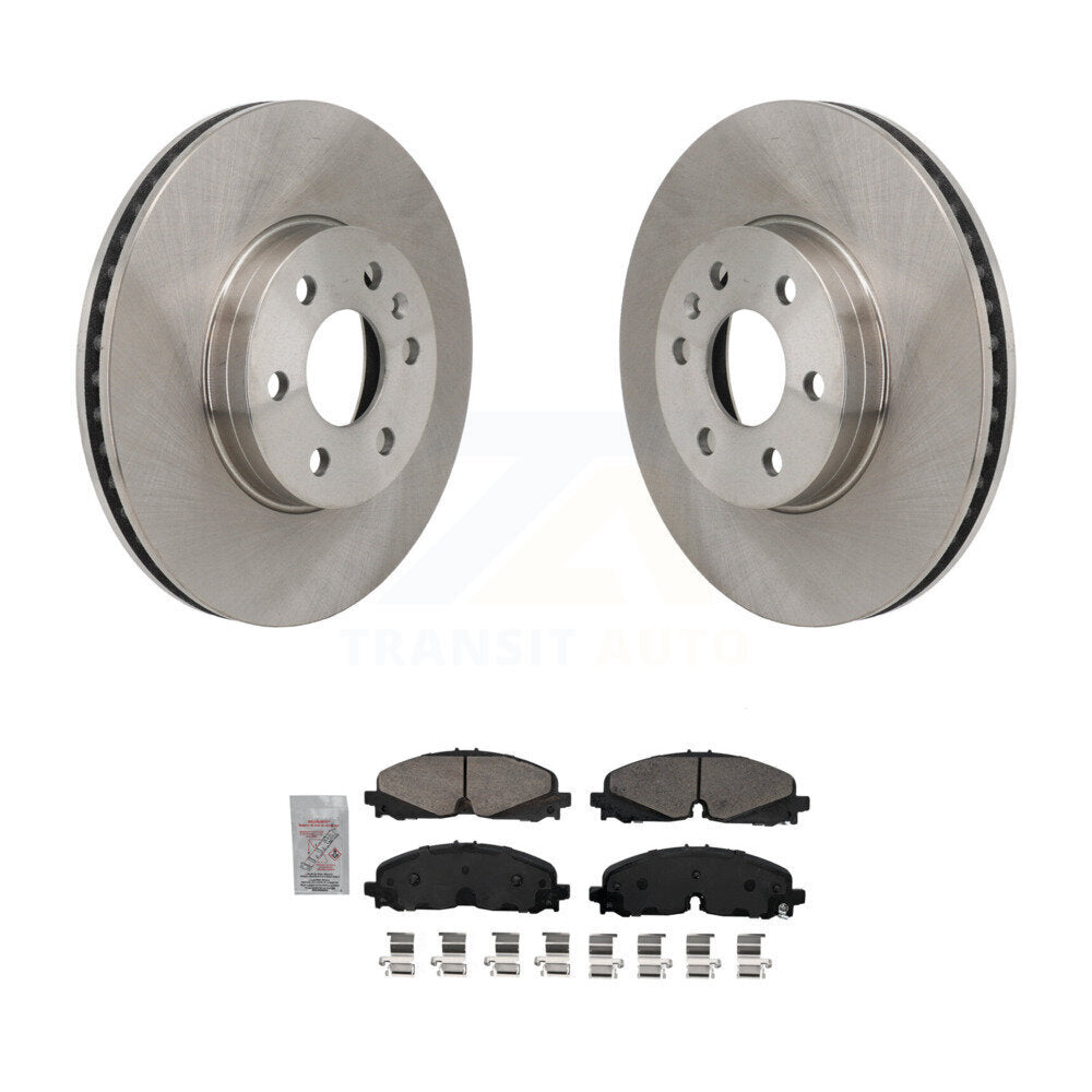 Front Disc Brake Rotors And Ceramic Pads Kit For 2021-2022 Chevrolet Colorado GMC Canyon K8A-107896