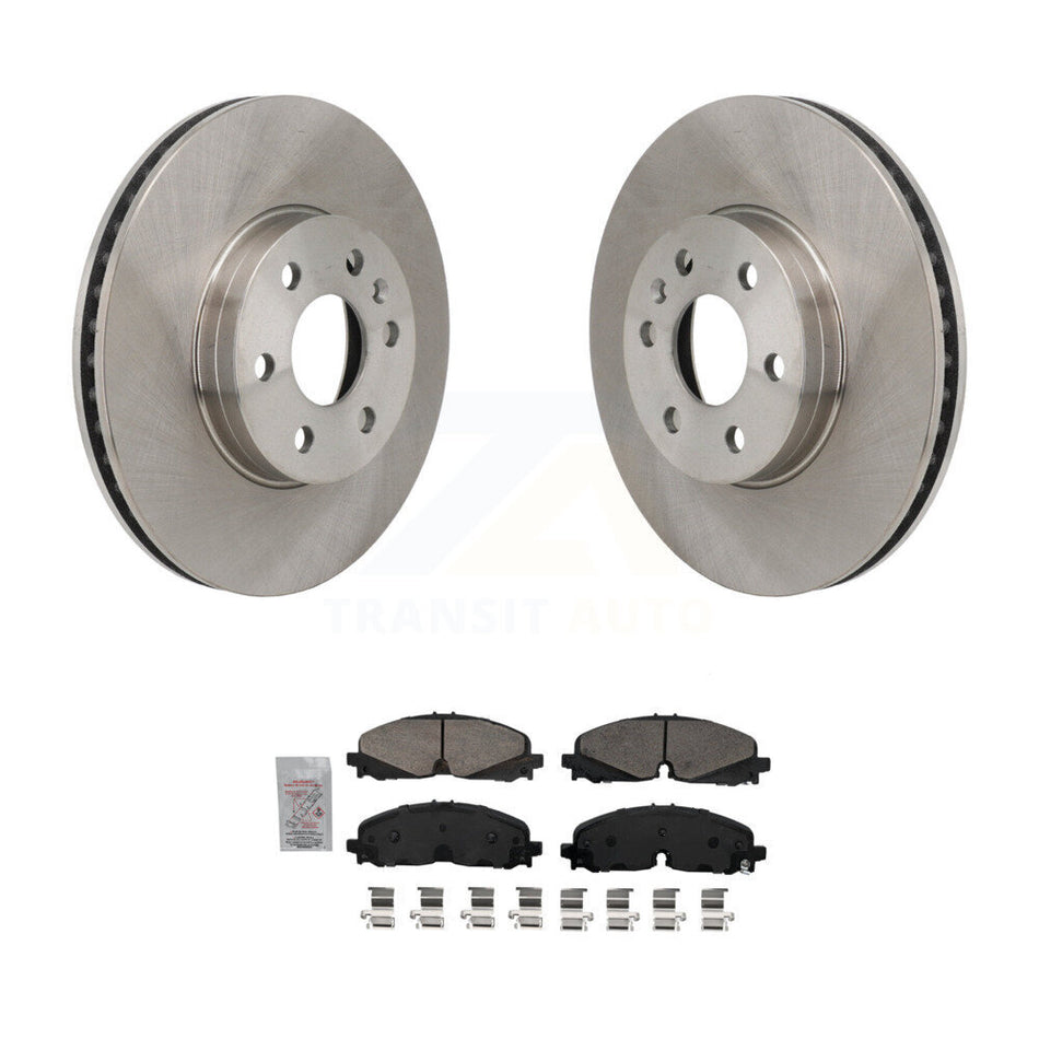 Front Disc Brake Rotors And Ceramic Pads Kit For 2021-2022 Chevrolet Colorado GMC Canyon K8A-107896