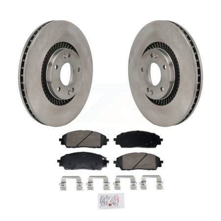 Front Disc Brake Rotors And Ceramic Pads Kit For 2022-2024 Kia Carnival K8A-107897