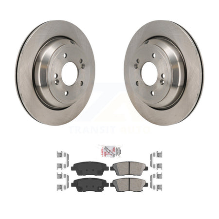 Rear Disc Brake Rotors And Ceramic Pads Kit For 2015 Kia K900 3.8L K8A-107899
