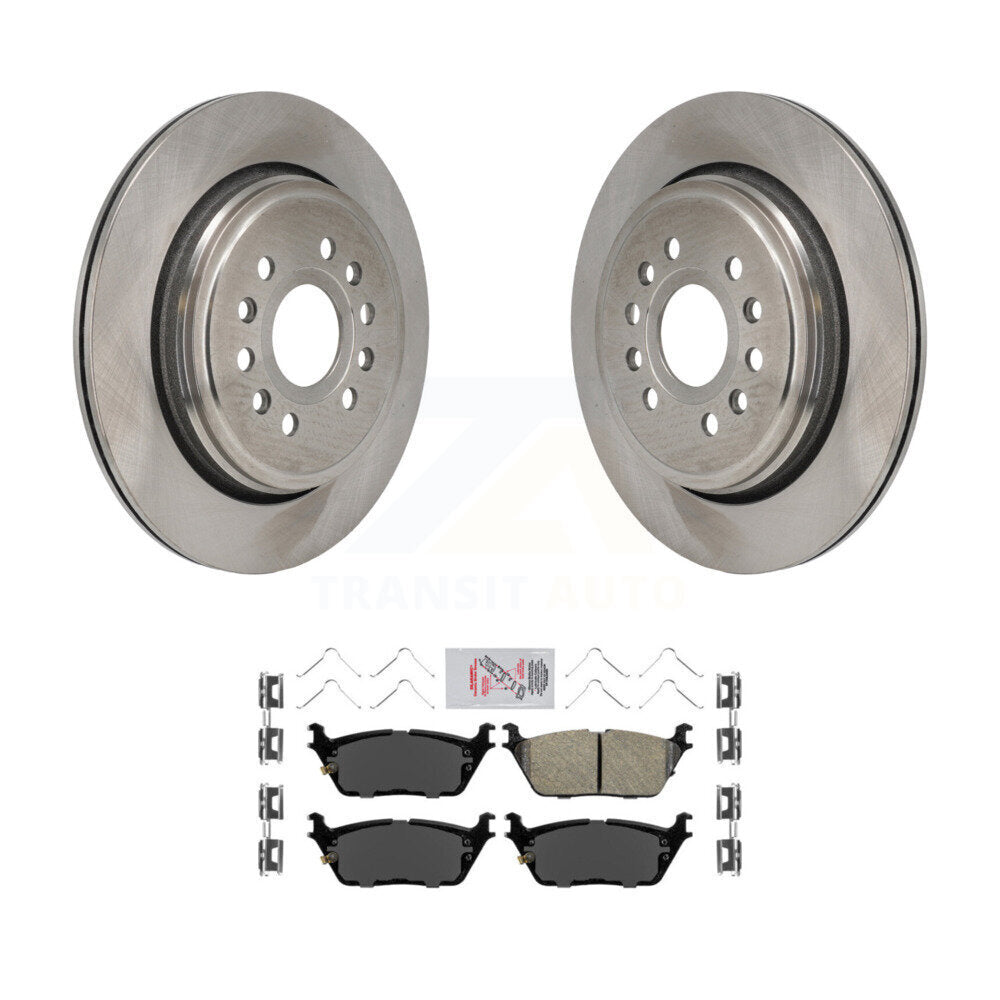 Rear Disc Brake Rotors And Ceramic Pads Kit For Ram 1500 Jeep Wagoneer Grand L K8A-107903