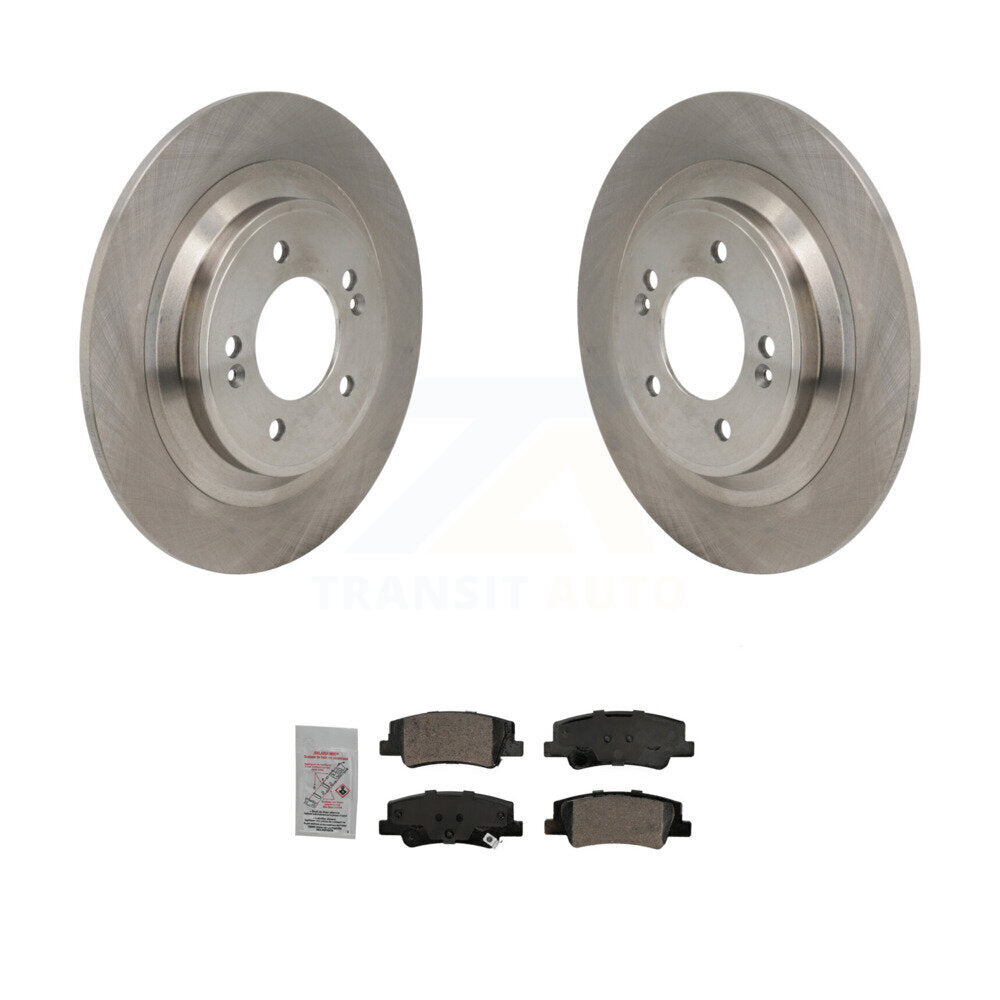 Rear Disc Brake Rotors And Ceramic Pads Kit For Hyundai Tucson Kia Sportage K8A-107905