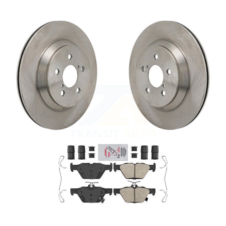 Rear Brake Rotor & Ceramic Pad Kit For 21-23 Subaru Crosstrek With Electric Parking K8A-107911
