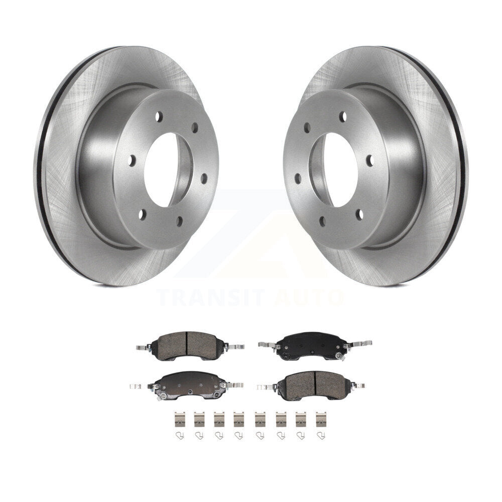 Rear Disc Brake Rotors And Ceramic Pads Kit For Ford Bronco K8A-107915