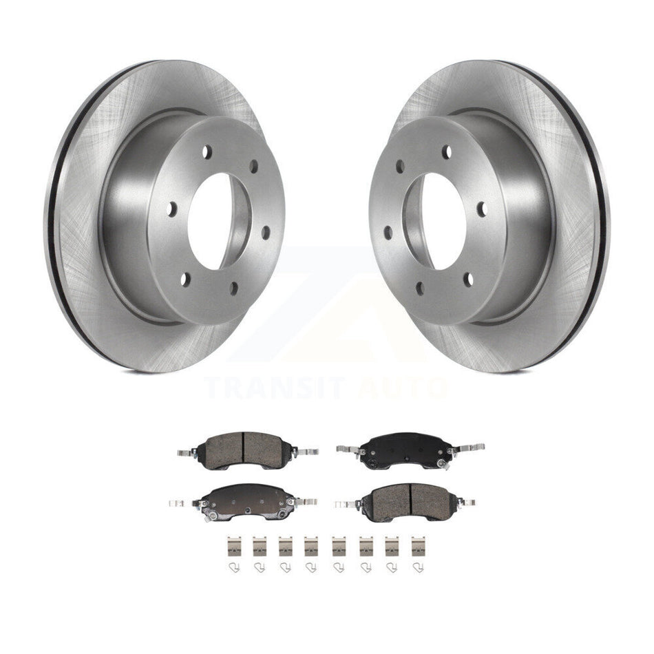 Rear Disc Brake Rotors And Ceramic Pads Kit For Ford Bronco K8A-107915