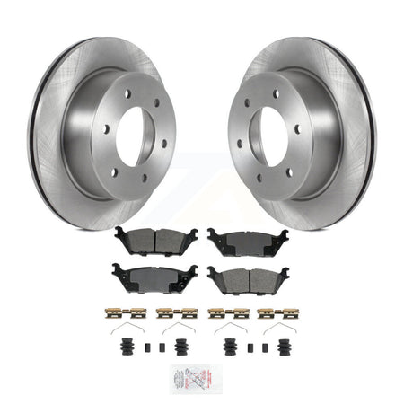 Rear Disc Brake Rotors And Semi-Metallic Pads Kit For 2022-2023 Ford Bronco 3.0L K8A-107916