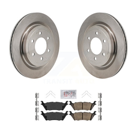 Rear Disc Brake Rotors And Ceramic Pads Kit For Ford F-150 Lightning K8A-107919