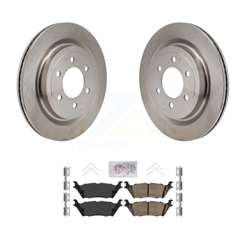 Rear Disc Brake Rotors And Ceramic Pads Kit For Ford F-150 Lightning K8A-107919