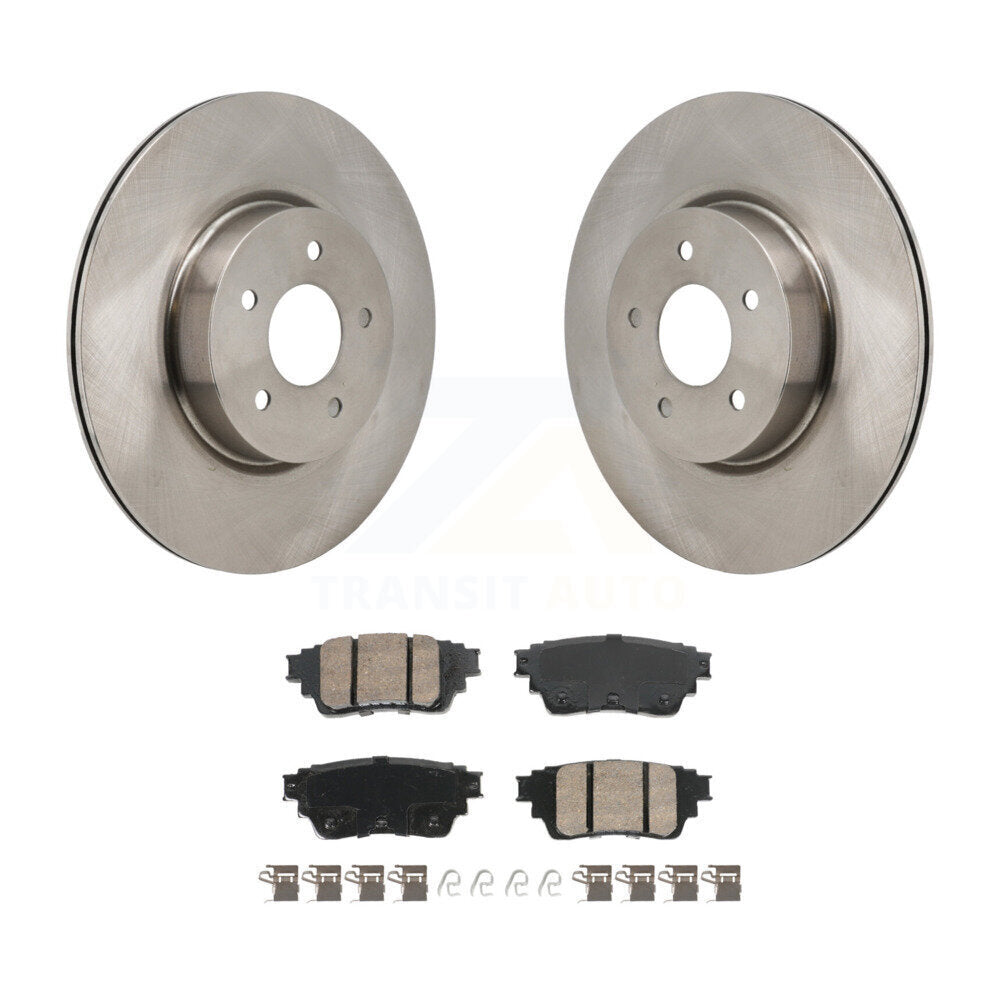 Rear Brake Rotor Ceramic Pad Kit For Mitsubishi Outlander Nissan Pathfinder INFINITI QX60 K8A-107922