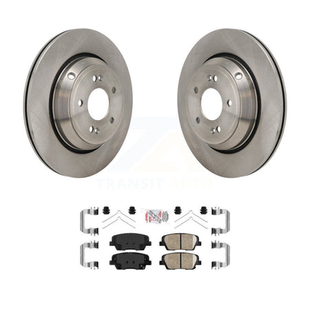 Rear Disc Brake Rotors And Ceramic Pads Kit For Genesis G70 Kia Stinger G80 K8A-107932