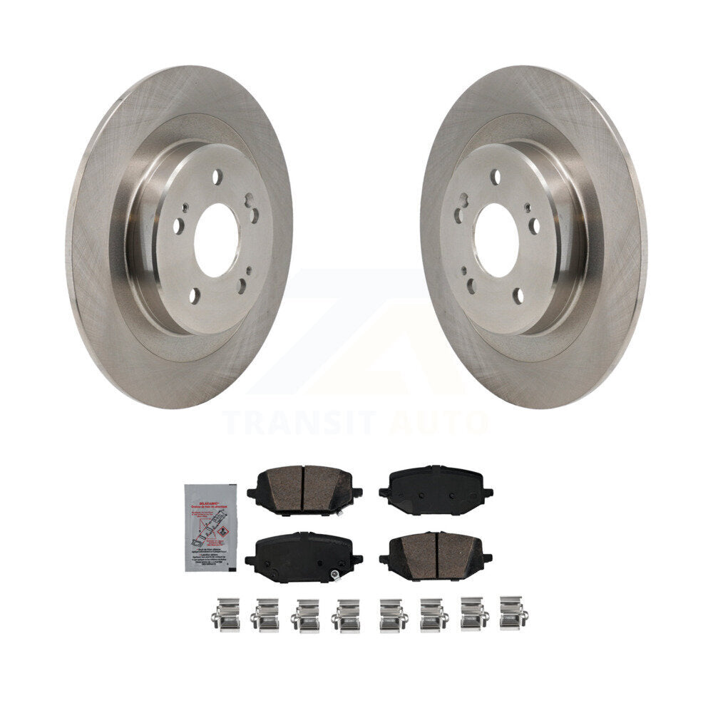Rear Disc Brake Rotors And Ceramic Pads Kit For 2022-2024 Acura MDX K8A-107941