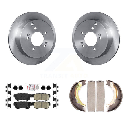 Rear Disc Rotors Ceramic Pads Parking Shoes Kit For Hyundai Tucson Kia Sportage Santa Fe K8A-108182