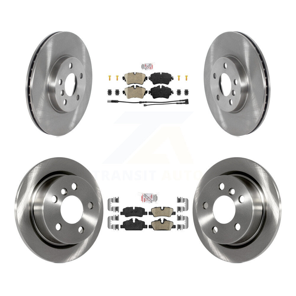 Front Rear Ceramic Pads And Disc Brake Rotors Kit For 2022 Mini Cooper S with GAS engine K8A-109247