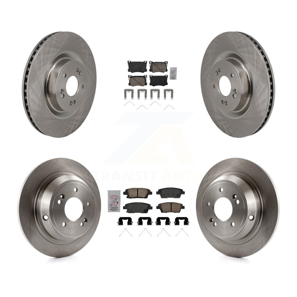 Front Rear Ceramic Pads And Disc Brake Rotors Kit For Genesis G80 K8A-109259