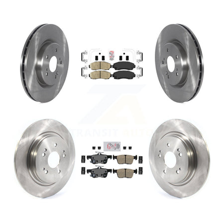 Front Rear Ceramic Pads And Disc Brake Rotors Kit For 2022-2024 Acura RDX K8A-109275