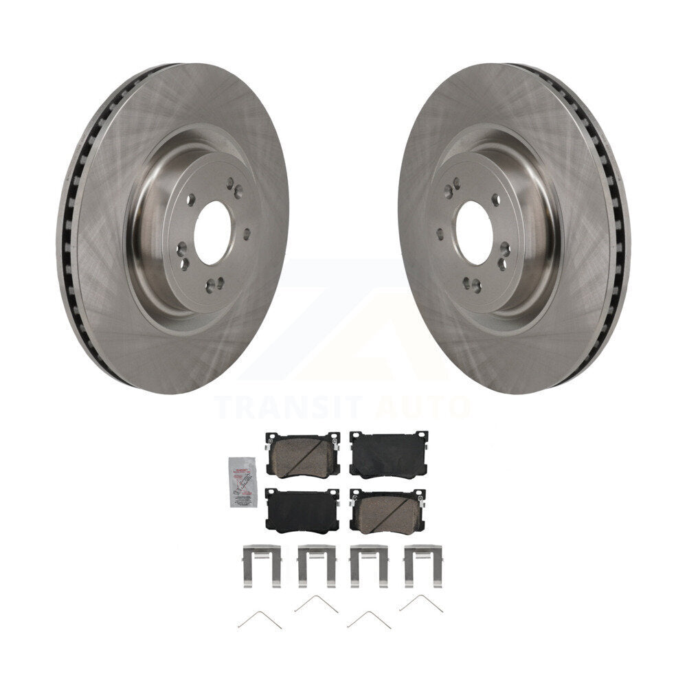 Front Disc Brake Rotors And Ceramic Pads Kit For Genesis G80 K8A-109298