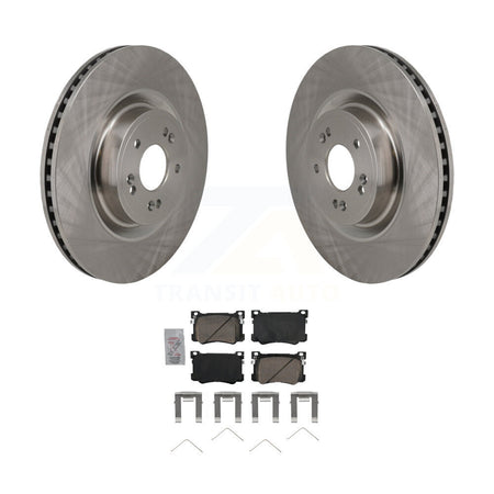 Front Disc Brake Rotors And Ceramic Pads Kit For Genesis G80 K8A-109298