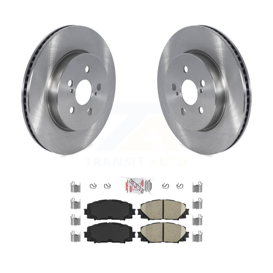 Front Disc Brake Rotors And Ceramic Pads Kit For Toyota Corolla Prius Prime K8A-109301