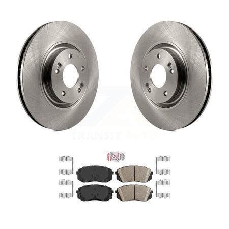 Front Disc Brake Rotor And Ceramic Pad Kit For Kia Optima With 320mm Diameter K8A-109309